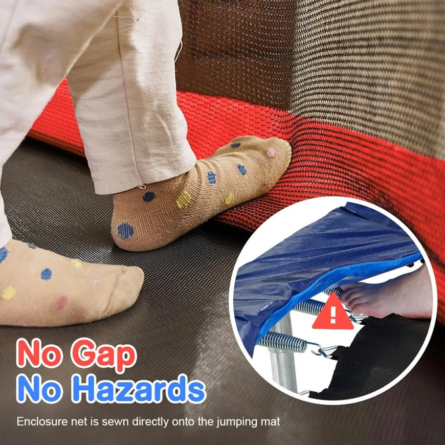 No-Gap Design Trampoline for Toddler & Kids Furvenzy