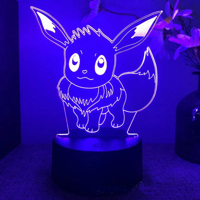 Pokemon Pikachu Charizard 3D LED Night Light 3