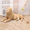 Realistic Giant Lion Plush Stuffed Toy - Furvenzy