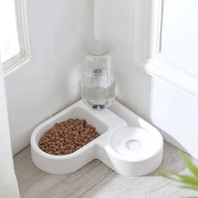 2 in1 Automatic Pet Water Dispenser & Food Bowl for Cats & Dogs