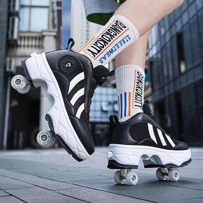 Deform Sport Roller Skates With Brake Head - Furvenzy