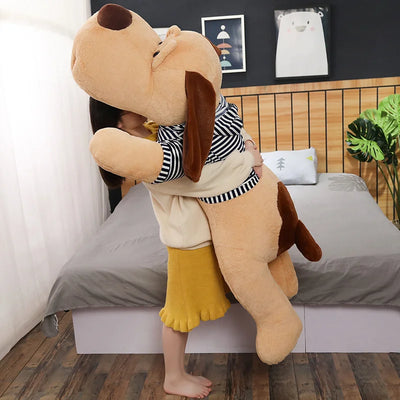 Giant Plush Sleeping Dog - Furvenzy