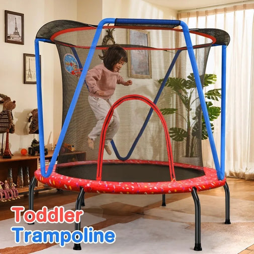 No-Gap Design Trampoline for Toddler & Kids Furvenzy