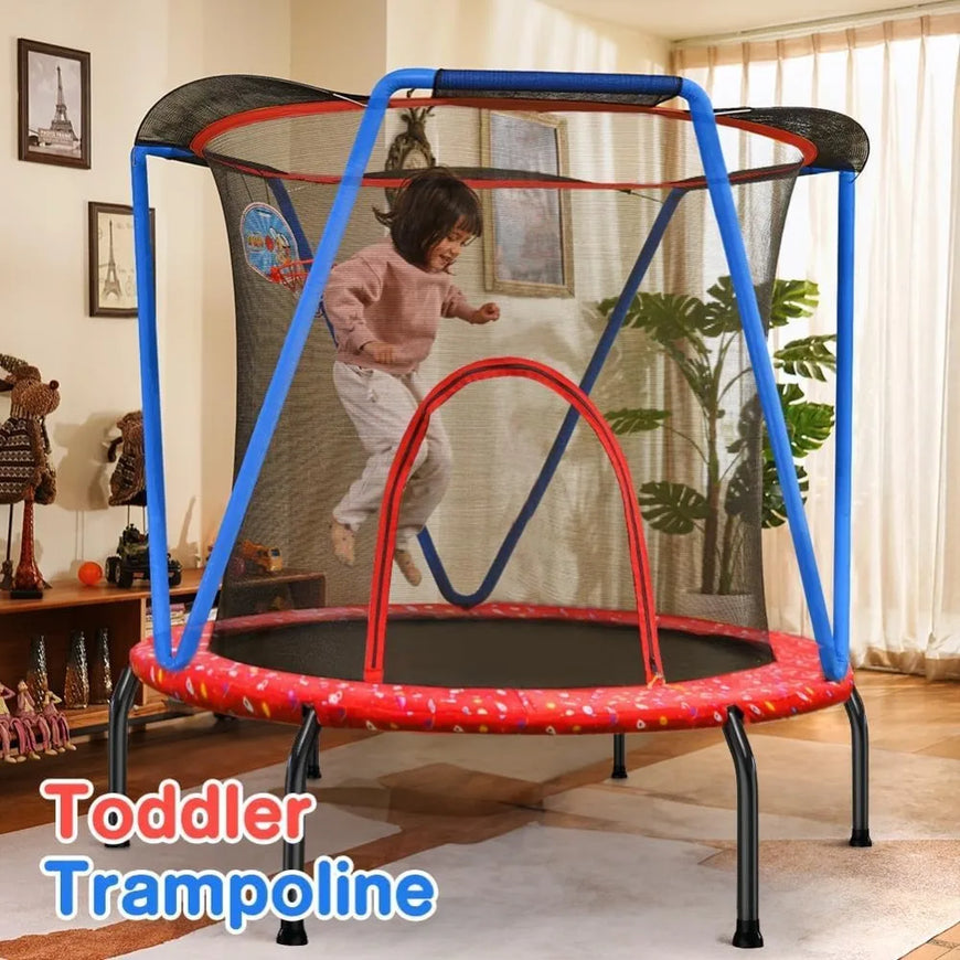 No-Gap Design Trampoline for Toddler & Kids Furvenzy