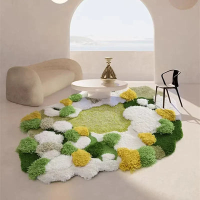 Moss 3D Rug Carpet for Living Room 8