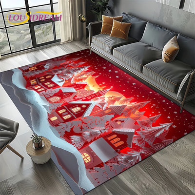 Christmas Santa Claus Carpet Rug Furvenzy 5 60x90cm(23x35in)