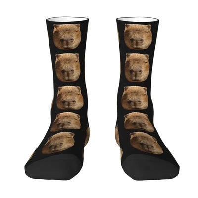 Capybara Men Women Crew Socks 9