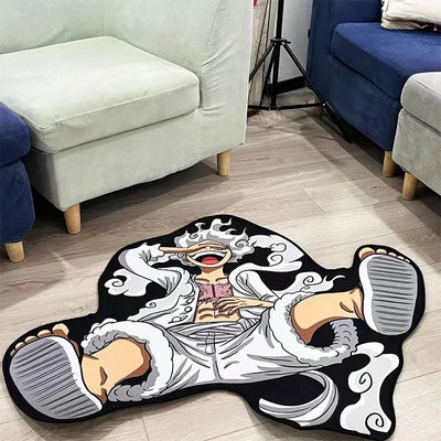 One Piece Luffy Gear 5 Rug Carpet Mat - Furvenzy