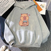 Capybara Drinking Bubble Tea Hoodie 8