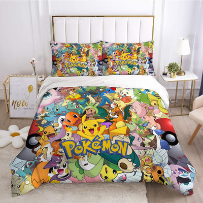 Pokemon Pikachu Quilt Cover Bedding 5