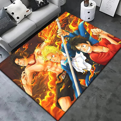 One Piece Anime Printed Rug Carpet - Furvenzy