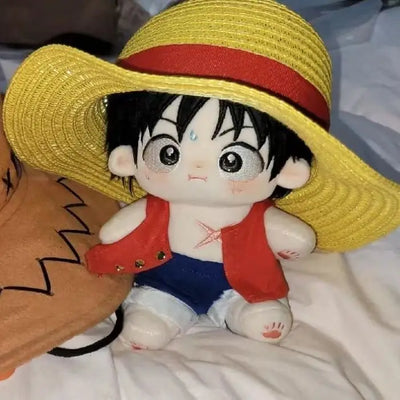 One Piece Stuffed Luffy Straw Hat Cotton Doll - Furvenzy