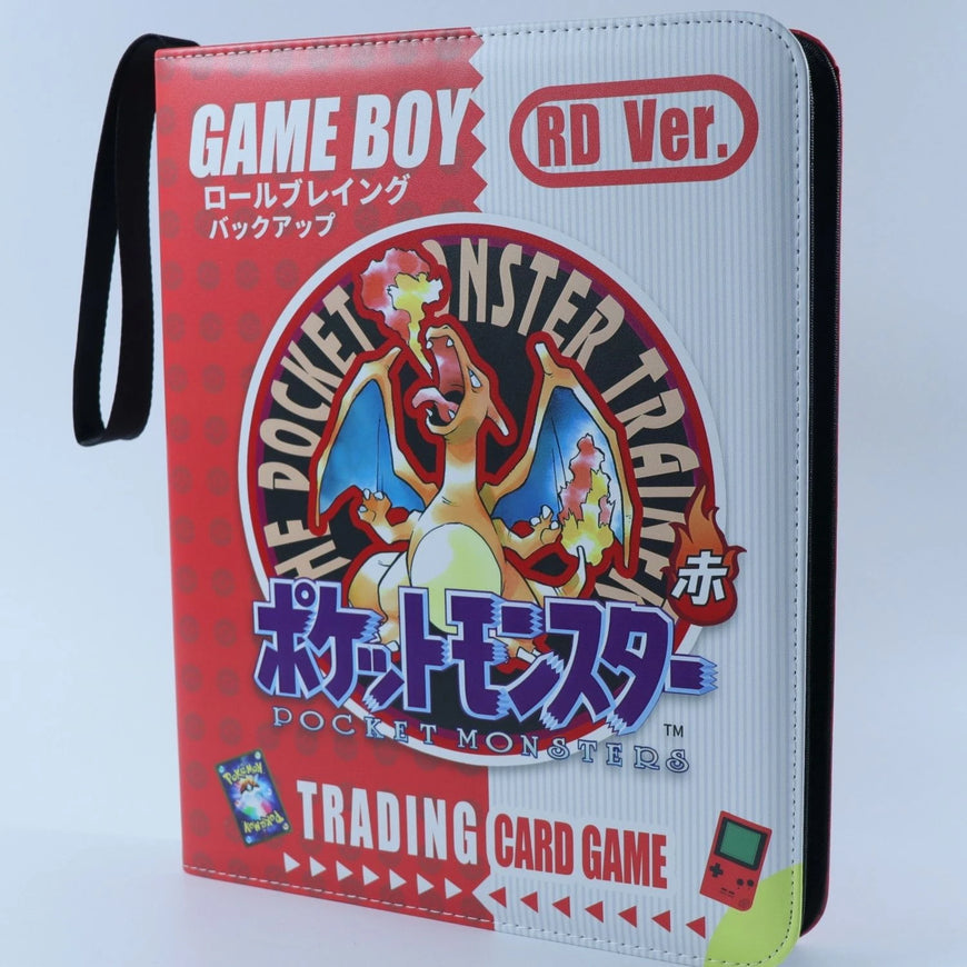 Trading card game case with 'Pokémon' branding on a white background