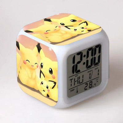 Pokemon Pikachu LED Alarms Clock 3