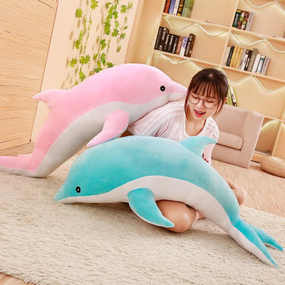 Large Dolphin Stuffed Plush Toy - Furvenzy