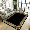 Carpet for Living Room - Black Yellow 1