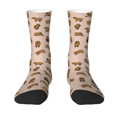 Capybara Men Women Crew Socks 26