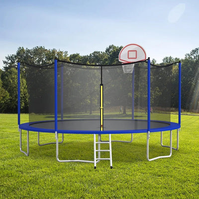 16 FT Trampoline with Basketball Hoop - Furvenzy