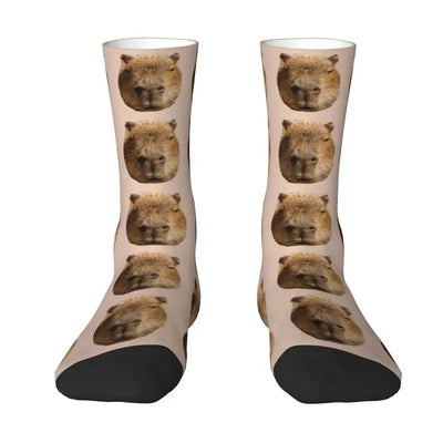 Capybara Men Women Crew Socks 8