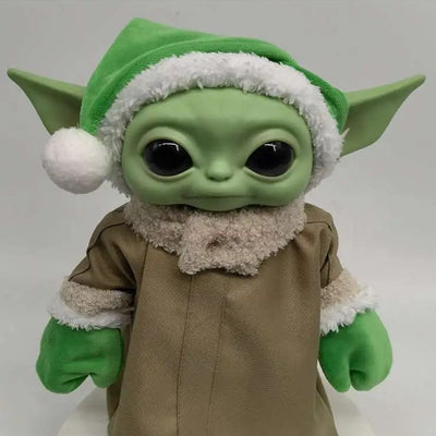 Christmas Yoda Grogu Action Toy 2