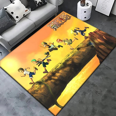 One Piece Anime Printed Rug Carpet - Furvenzy