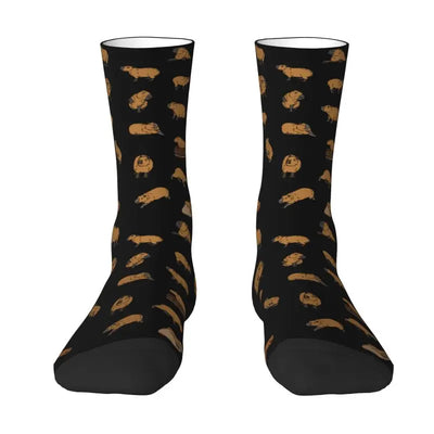 Capybara Men Women Crew Socks 27