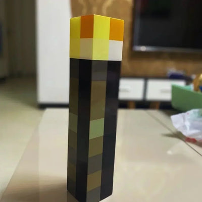 Minecraft Torch Light Brownstone Lamp Furvenzy