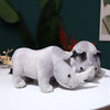 Realistic Rhinoceros Plush Toy 2