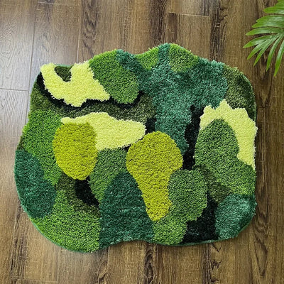 Moss 3D Rug Carpet for Living Room - Furvenzy