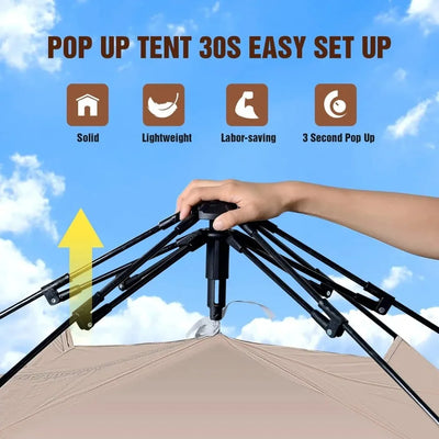 4 Person Instant Camping Tent - Furvenzy