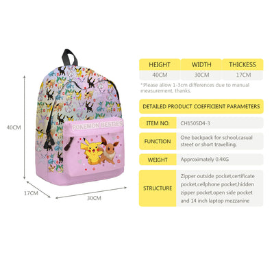 Pokemon School Bag 4