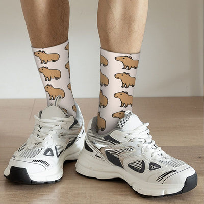 Capybara Men Women Crew Socks 38