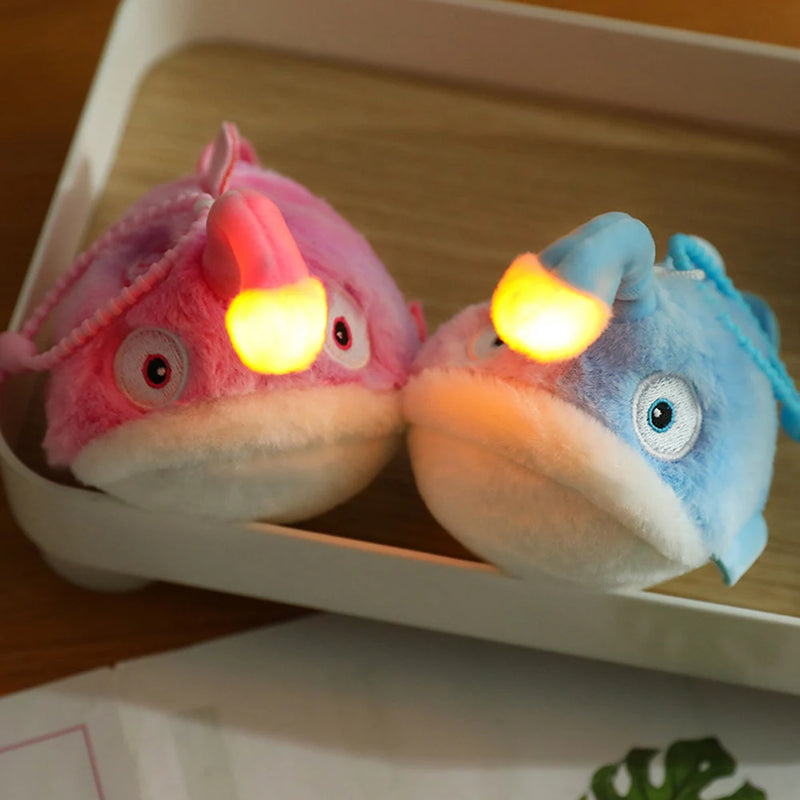 Realistic Lantern Monkfish Pair Plush Toy - Furvenzy