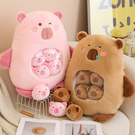 Capybara Plushies - 6 Pack Mini Dolls Plush