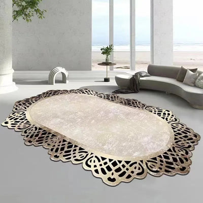 Living Room Irregular Carpets Rugs - Furvenzy