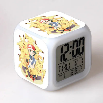 Pokemon Pikachu LED Alarms Clock 40