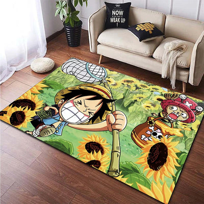 One Piece Luffy Living Room Rug Mat Carpet - Furvenzy