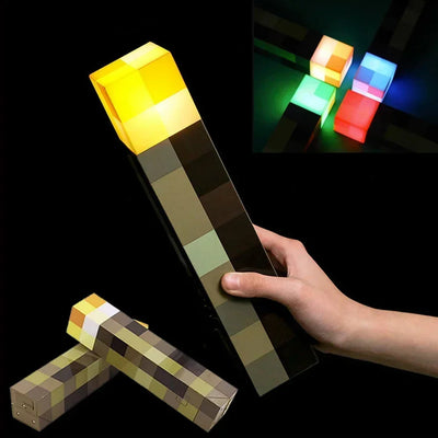 Minecraft Torch Light Brownstone Lamp Furvenzy