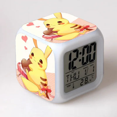 Pokemon Pikachu LED Alarms Clock 37