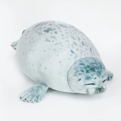 Realistic Seal Plush Toy Stuffed Animal Pillow - Furvenzy