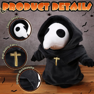 Halloween Crow Doctor Stuffed Animal - Furvenzy