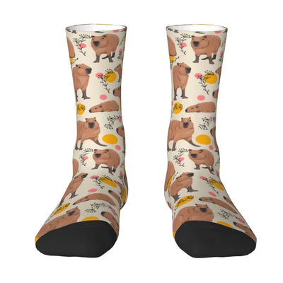 Capybara Men Women Crew Socks 22