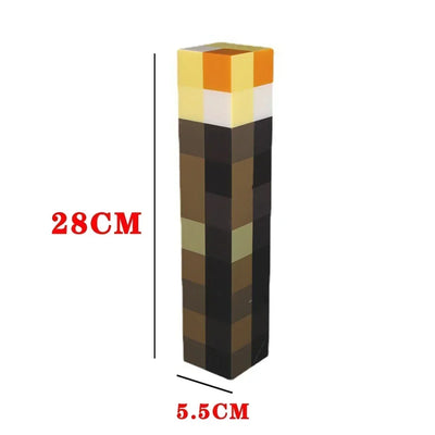 Minecraft Torch Light Brownstone Lamp Furvenzy