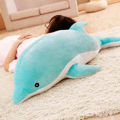 Large Dolphin Stuffed Plush Toy - Furvenzy