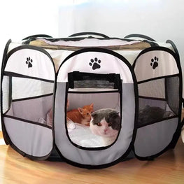 Portable Foldable Pet Tent Kennel Fence Furvenzy