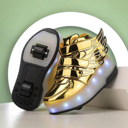 Children Roller Skates LED Sneakers Furvenzy
