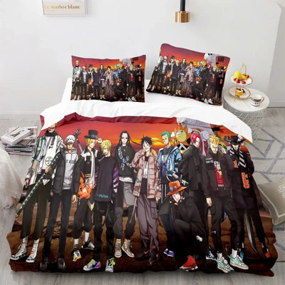 One Pieces Luffy Quilt Bed Sheet - Furvenzy