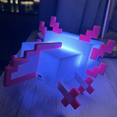 Axolotl Night Light – 5-Color LED Lamp Furvenzy