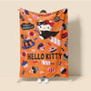 Hello Kitty Halloween Flannel Blankets - Furvenzy