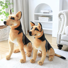 Realistic Rottweiler Beagle Shepherd Stuffed Toy